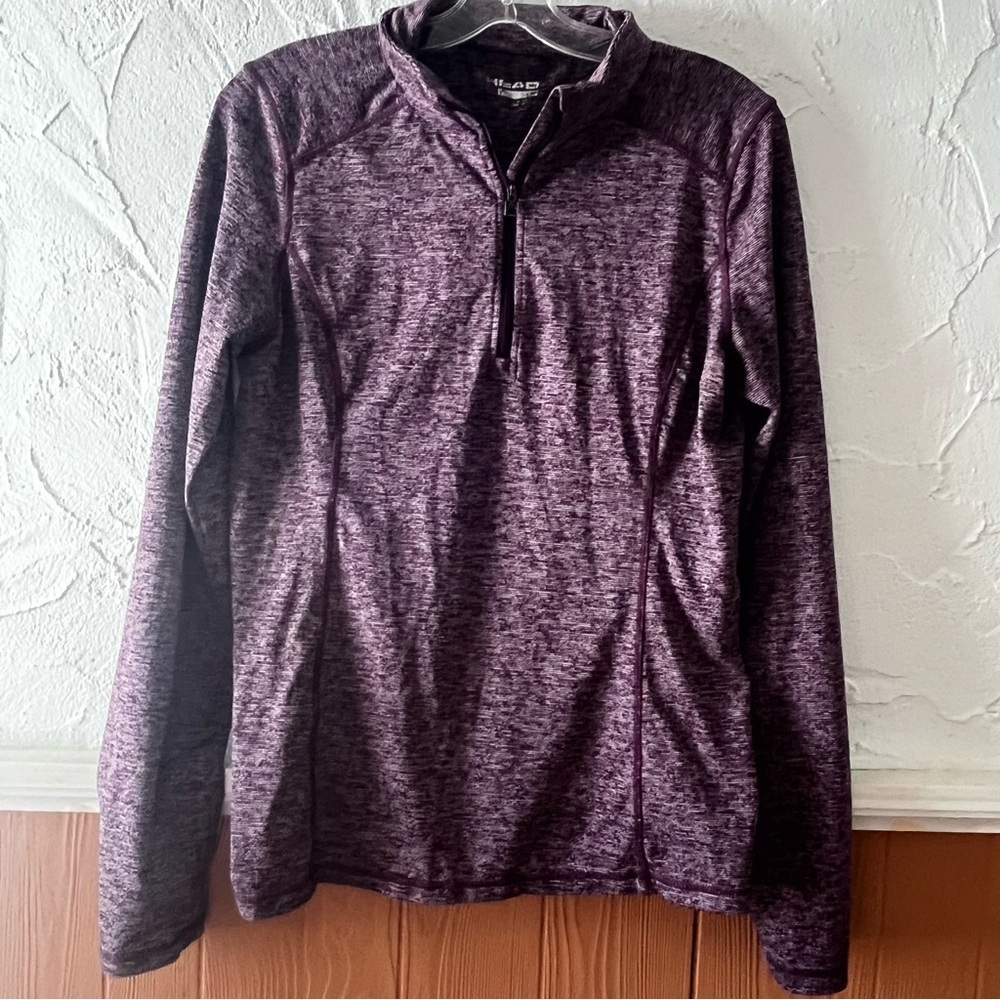 Head Purple Quarter-Zip Pullover